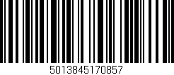 Código de barras (EAN, GTIN, SKU, ISBN): '5013845170857'