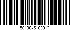 Código de barras (EAN, GTIN, SKU, ISBN): '5013845180917'