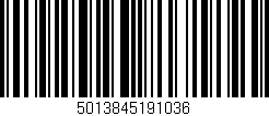 Código de barras (EAN, GTIN, SKU, ISBN): '5013845191036'