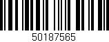 Código de barras (EAN, GTIN, SKU, ISBN): '50187565'