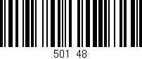Código de barras (EAN, GTIN, SKU, ISBN): '501/48'