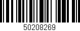 Código de barras (EAN, GTIN, SKU, ISBN): '50208269'
