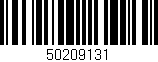 Código de barras (EAN, GTIN, SKU, ISBN): '50209131'