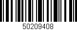 Código de barras (EAN, GTIN, SKU, ISBN): '50209408'