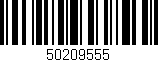 Código de barras (EAN, GTIN, SKU, ISBN): '50209555'
