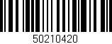 Código de barras (EAN, GTIN, SKU, ISBN): '50210420'