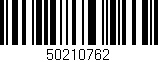 Código de barras (EAN, GTIN, SKU, ISBN): '50210762'