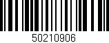 Código de barras (EAN, GTIN, SKU, ISBN): '50210906'