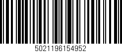 Código de barras (EAN, GTIN, SKU, ISBN): '5021196154952'