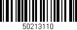 Código de barras (EAN, GTIN, SKU, ISBN): '50213110'