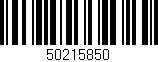 Código de barras (EAN, GTIN, SKU, ISBN): '50215850'