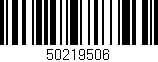 Código de barras (EAN, GTIN, SKU, ISBN): '50219506'