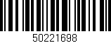Código de barras (EAN, GTIN, SKU, ISBN): '50221698'