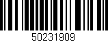 Código de barras (EAN, GTIN, SKU, ISBN): '50231909'