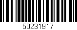 Código de barras (EAN, GTIN, SKU, ISBN): '50231917'