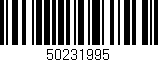 Código de barras (EAN, GTIN, SKU, ISBN): '50231995'