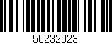 Código de barras (EAN, GTIN, SKU, ISBN): '50232023'