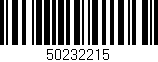 Código de barras (EAN, GTIN, SKU, ISBN): '50232215'