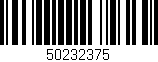 Código de barras (EAN, GTIN, SKU, ISBN): '50232375'
