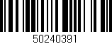 Código de barras (EAN, GTIN, SKU, ISBN): '50240391'