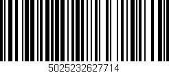 Código de barras (EAN, GTIN, SKU, ISBN): '5025232627714'