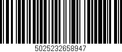 Código de barras (EAN, GTIN, SKU, ISBN): '5025232658947'