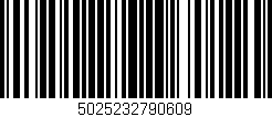 Código de barras (EAN, GTIN, SKU, ISBN): '5025232790609'