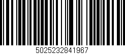 Código de barras (EAN, GTIN, SKU, ISBN): '5025232841967'