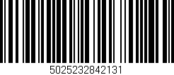 Código de barras (EAN, GTIN, SKU, ISBN): '5025232842131'