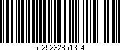 Código de barras (EAN, GTIN, SKU, ISBN): '5025232851324'