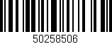 Código de barras (EAN, GTIN, SKU, ISBN): '50258506'