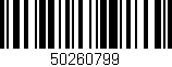 Código de barras (EAN, GTIN, SKU, ISBN): '50260799'
