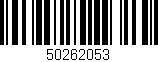 Código de barras (EAN, GTIN, SKU, ISBN): '50262053'