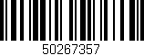 Código de barras (EAN, GTIN, SKU, ISBN): '50267357'