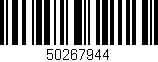 Código de barras (EAN, GTIN, SKU, ISBN): '50267944'
