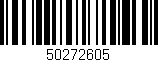 Código de barras (EAN, GTIN, SKU, ISBN): '50272605'