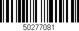 Código de barras (EAN, GTIN, SKU, ISBN): '50277081'