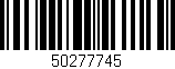 Código de barras (EAN, GTIN, SKU, ISBN): '50277745'
