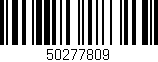 Código de barras (EAN, GTIN, SKU, ISBN): '50277809'