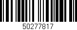Código de barras (EAN, GTIN, SKU, ISBN): '50277817'