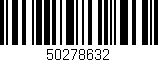 Código de barras (EAN, GTIN, SKU, ISBN): '50278632'