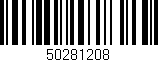 Código de barras (EAN, GTIN, SKU, ISBN): '50281208'