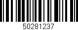 Código de barras (EAN, GTIN, SKU, ISBN): '50281237'