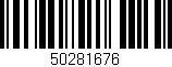 Código de barras (EAN, GTIN, SKU, ISBN): '50281676'