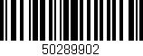 Código de barras (EAN, GTIN, SKU, ISBN): '50289902'