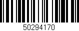 Código de barras (EAN, GTIN, SKU, ISBN): '50294170'