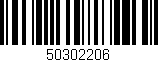 Código de barras (EAN, GTIN, SKU, ISBN): '50302206'