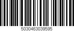 Código de barras (EAN, GTIN, SKU, ISBN): '5030463039595'