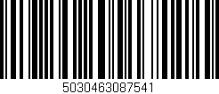 Código de barras (EAN, GTIN, SKU, ISBN): '5030463087541'