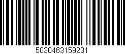 Código de barras (EAN, GTIN, SKU, ISBN): '5030463159231'